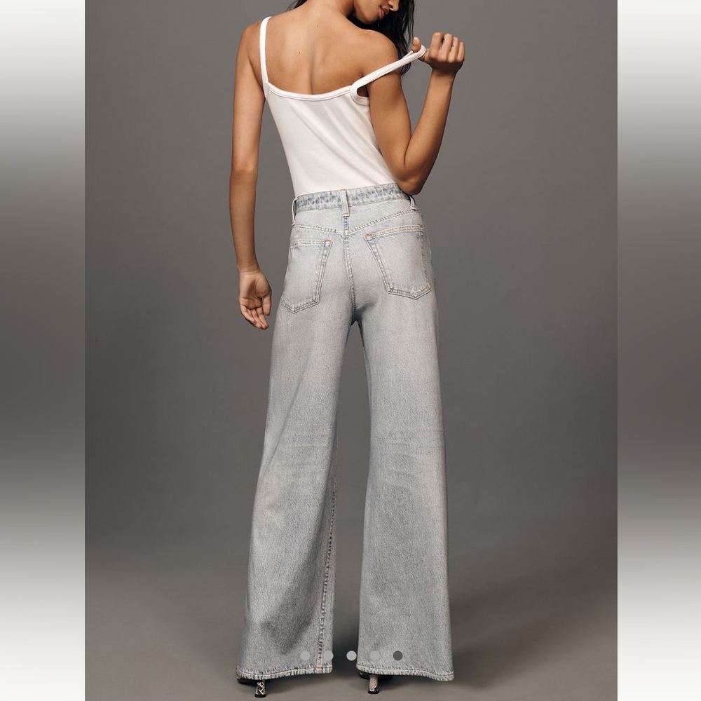 Rag and bone Miramar Sofie high rise wide leg ankle jean WORN ONCE